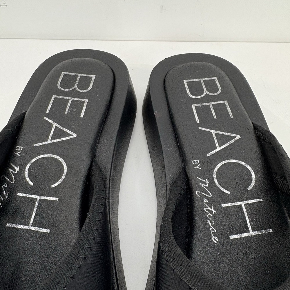 Beach by Matisse Solar Platform Slide Women's Size 8M Black Casual Sandals - Picture 6 of 8